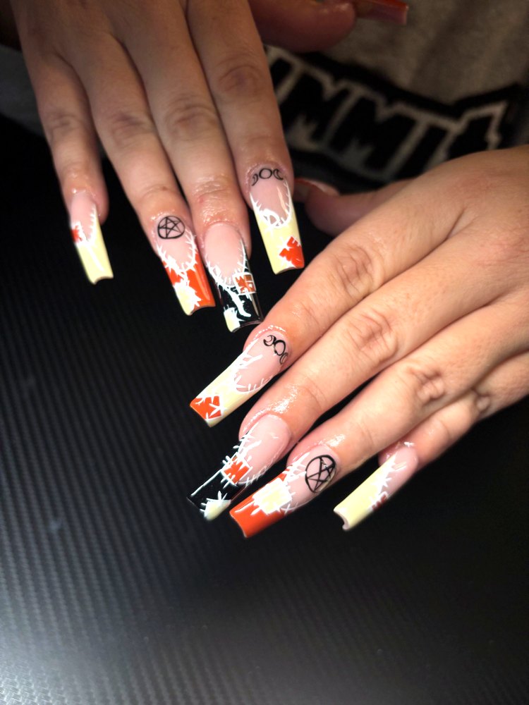 XL acrylic full set by Mya